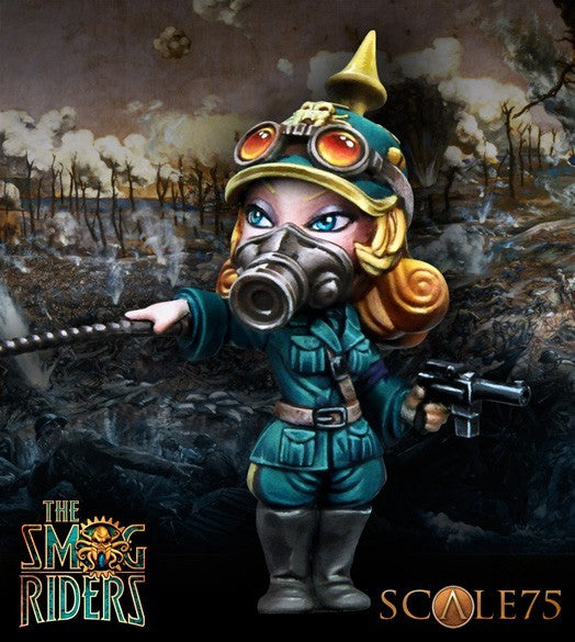 Scale75 Smog Riders Magda Von Shrapnel figurka 35 mm
