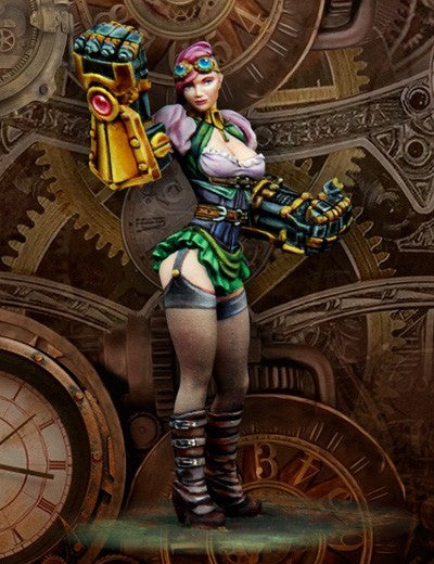Scale75 Nancy Steelpunch 35mm steampunk figurka kovová