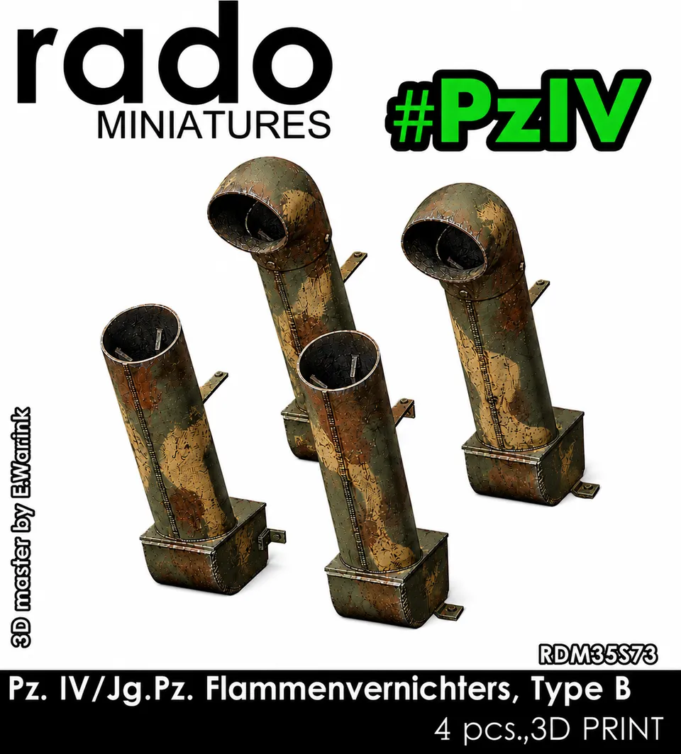 Rado Miniatures RDM35S73 Flammenvernichter Pz IV 1/35