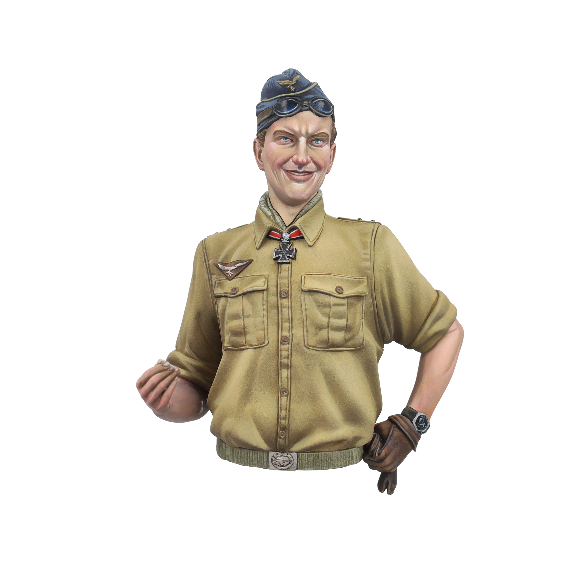 Scale75 Warfront Hans-Joachim Marseille busta nenabarvená