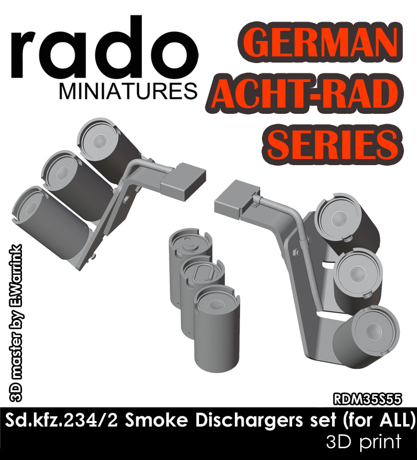 Rado Miniatures RDM35S55 zadýmovače Puma 1/35 resin