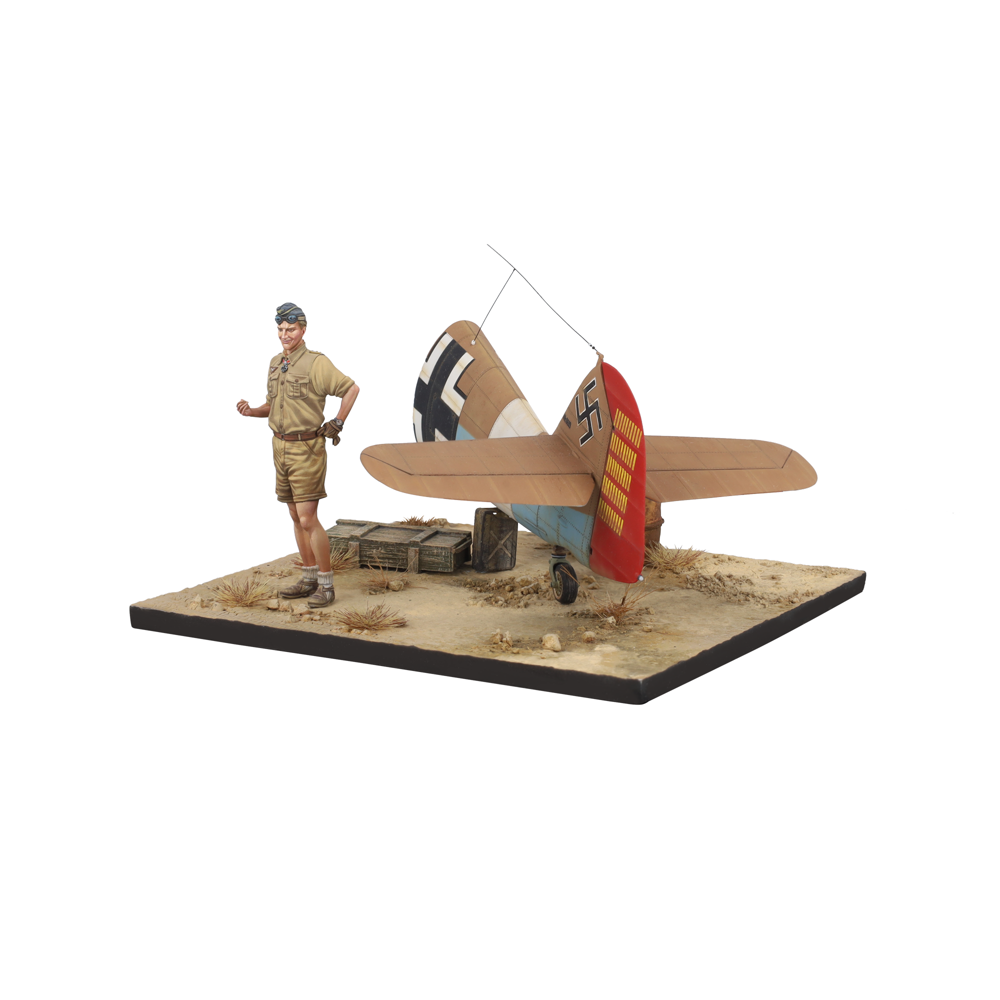 Scale75 Warfront Marseille Ace of Bf109 figurka 1/32 nenabarvená
