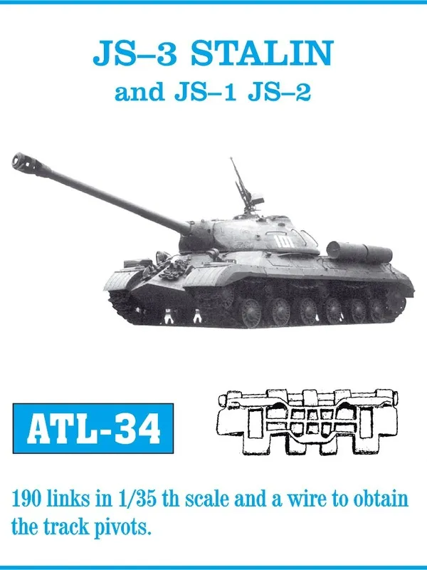 Friulmodel ATL-034 JS-3 JS-1 JS-2 pásy 1/35 190 článků