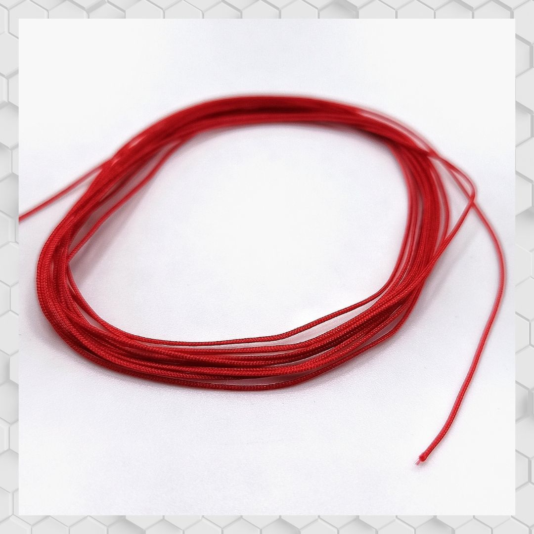 Yamamoto Braided Hose Line Red 0,4 mm 2 m opletená hadice