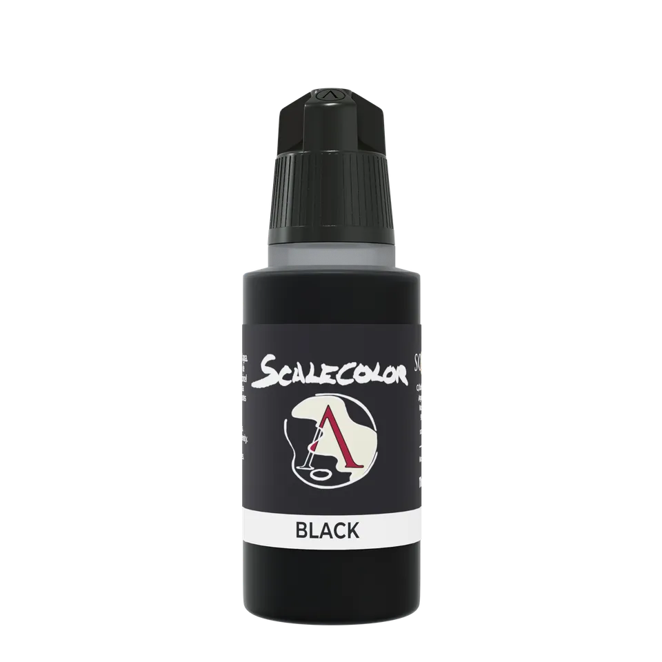 Scale75 Scalecolor Black akrylová barva 17 ml černá