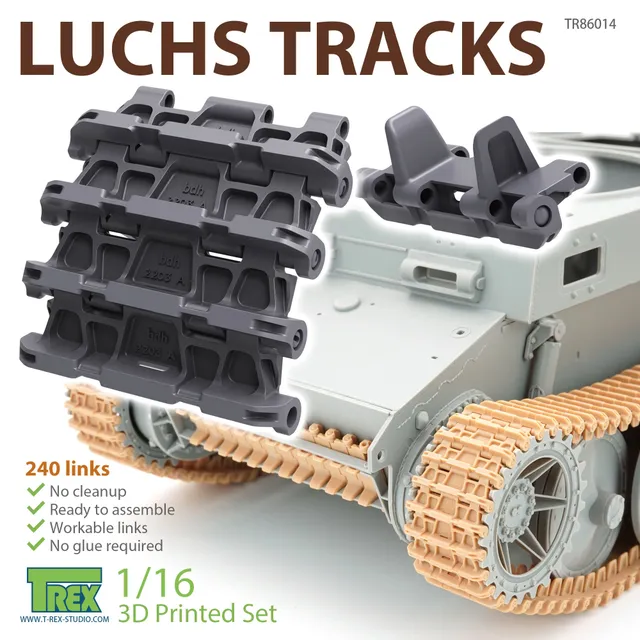 T-Rex Studio TR86014 Luchs pásy 1/16 3D tisk