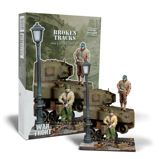 Scale75 Warfront Broken Tracks figurka 1/35 resin