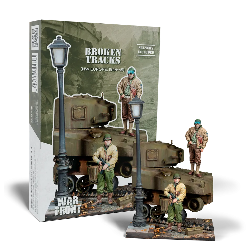 Scale75 Warfront Broken Tracks figurka 1/35 resin