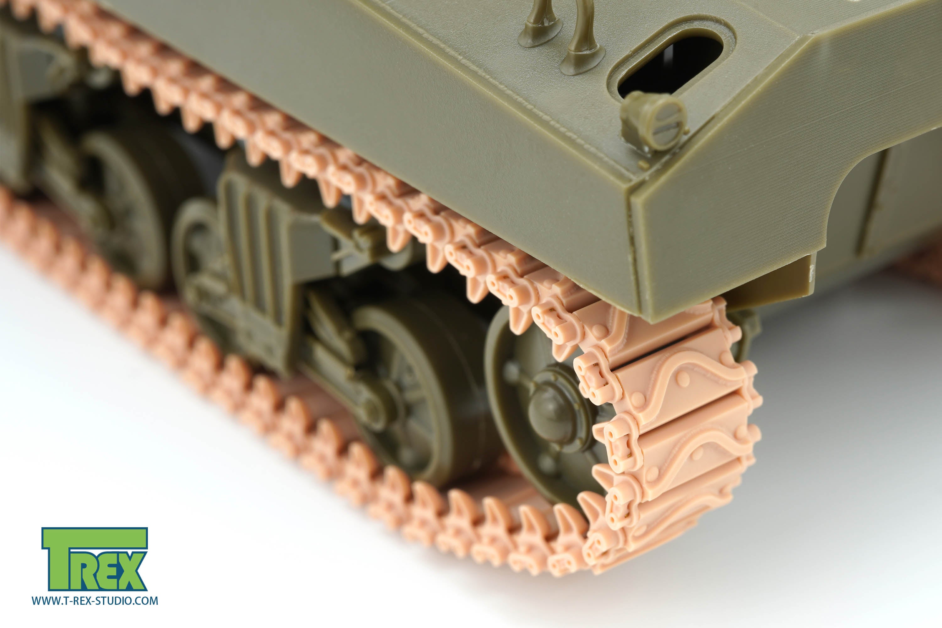 T-Rex Studio TR85069 pásy T-62 Sherman 1/35 s kovovými čepy