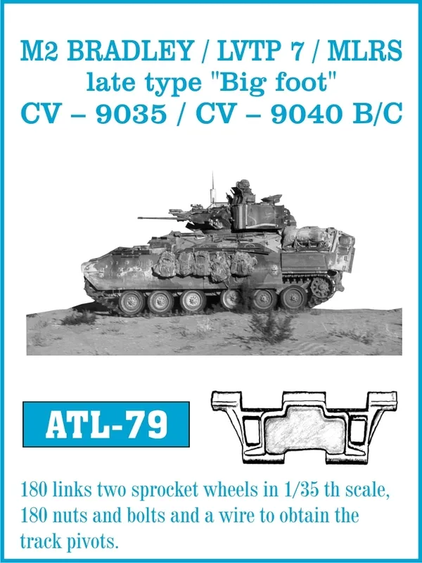 Friulmodel ATL-079 kovové pásy Big Foot 1/35