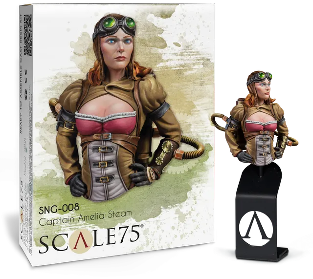 Scale75 Amelia Steam figurka 1/10 nenabarvená resin