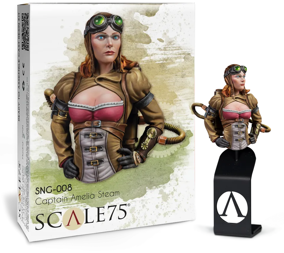 Scale75 Amelia Steam figurka 1/10 nenabarvená resin
