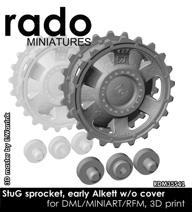 Rado Miniatures RDM35S41 hnací kola StuG III 1/35