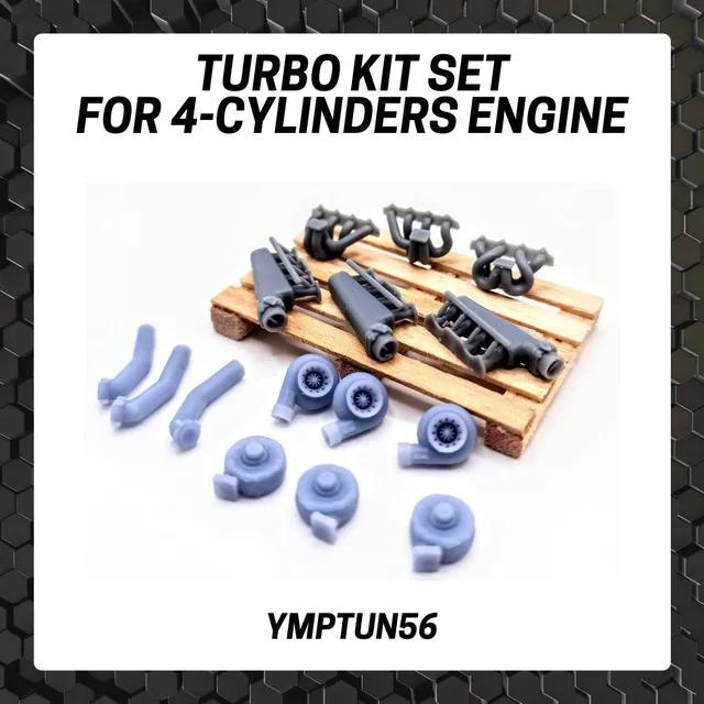 Yamamoto Turbo Kit 4 Cylinder Big Set turbodmychadlo díl