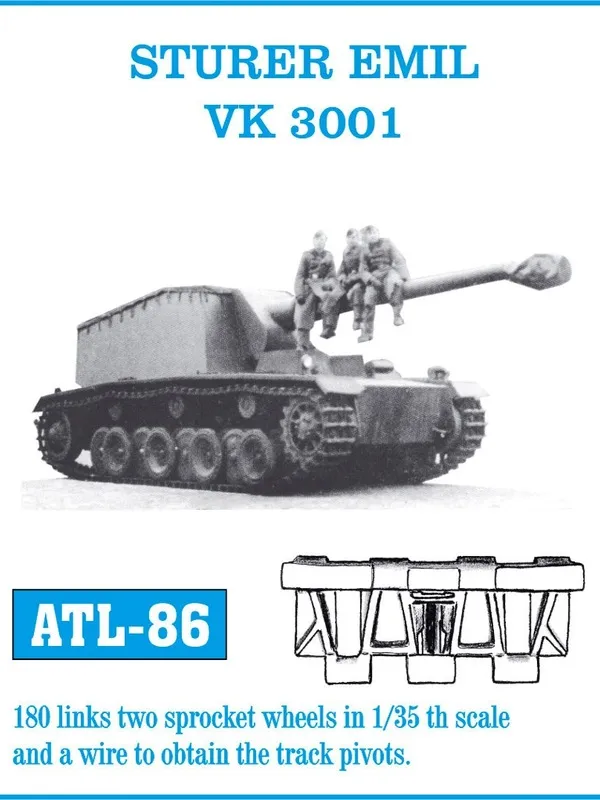 Friulmodel ATL-086 pásy Sturer Emil / VK 3001 kovové