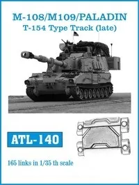 Friulmodel ATL-140 M108/M109 pásy kovové 1/35