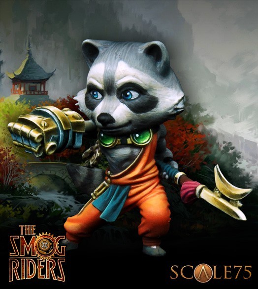 Scale75 Smog Riders Mapuche chibi figurka 35 mm resin