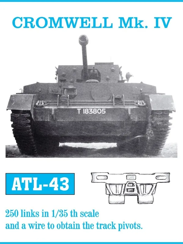 Friulmodel ATL-043 Cromwell kovové pásy 1/35 250 článků