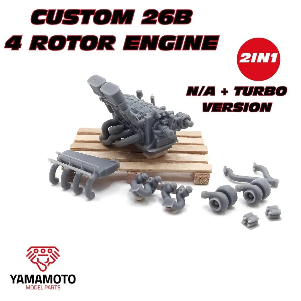 Yamamoto Custom 26B Mazda motor 4-rotor stavebnice