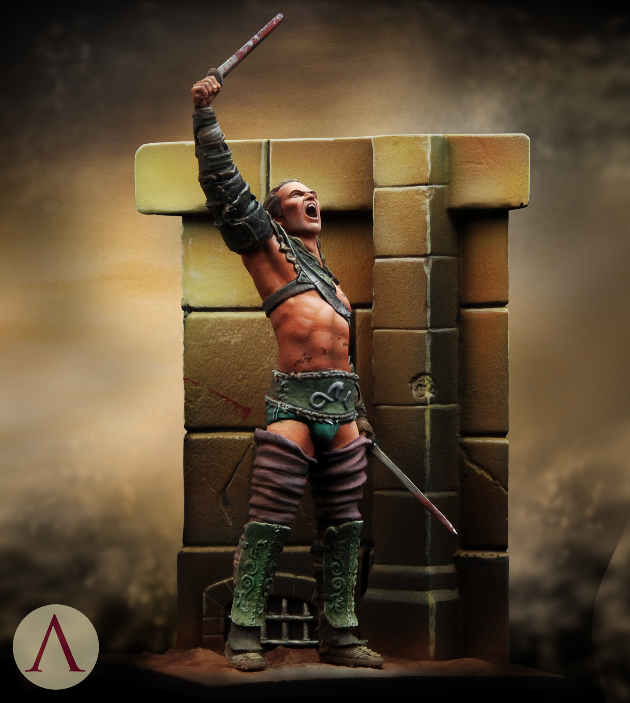 Scale75 Gannicus figurka gladiátor
