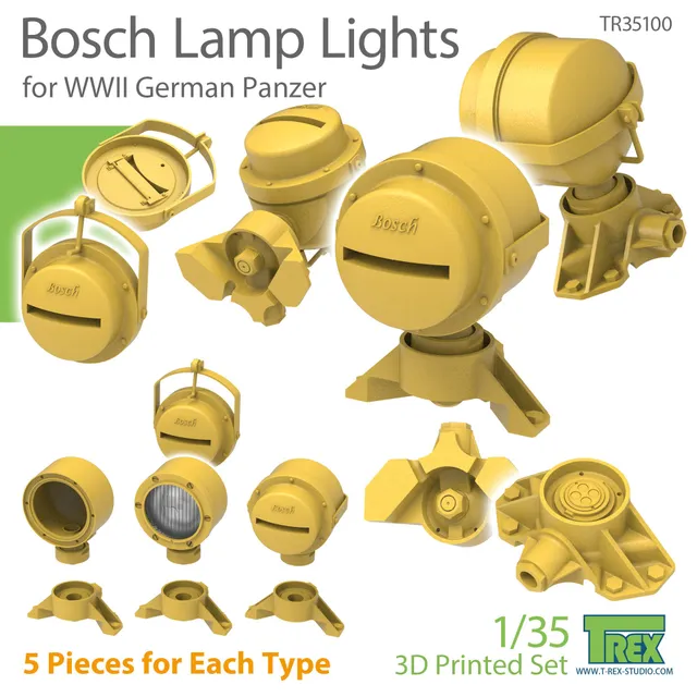 T-Rex Studio TR35100 světla Bosch 1/35 německý tank