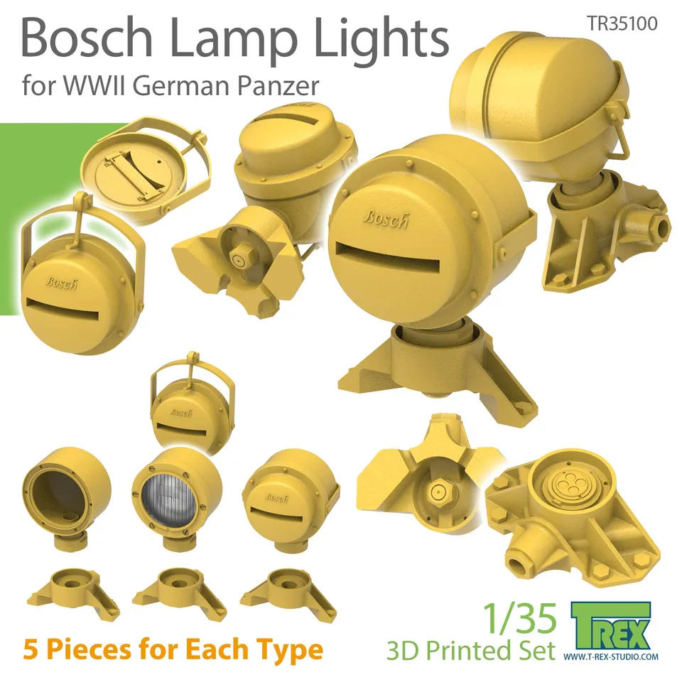 T-Rex Studio TR35100 světla Bosch 1/35 německý tank