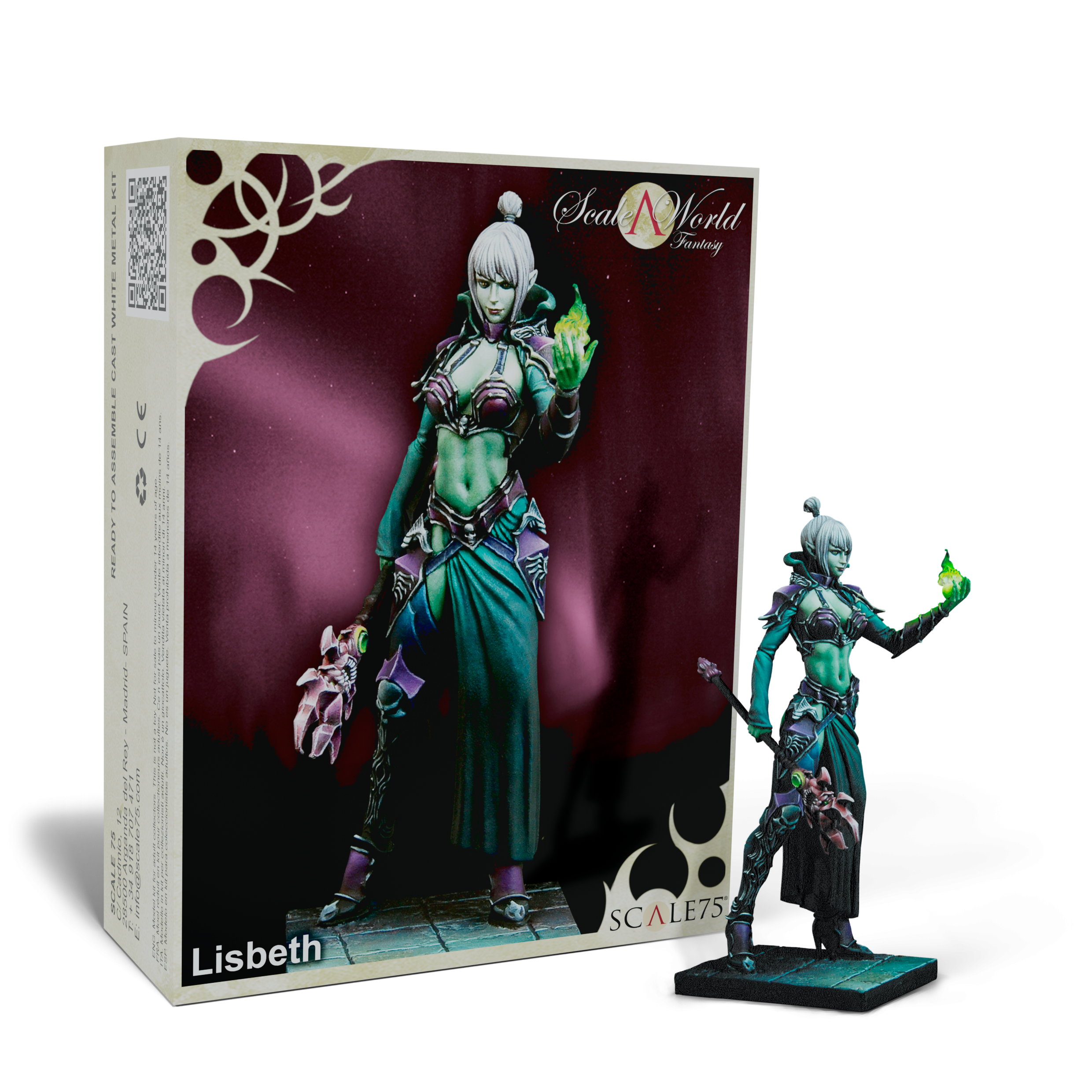 Scale75 Elven Colours Lisbeth sada barev s figurkou