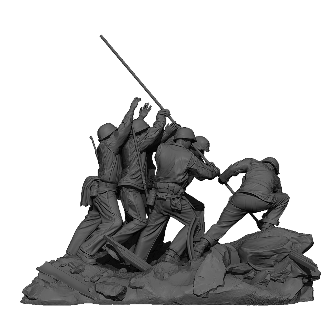 Scale75 Warfront Mount Suribachi 1945 figurka 1/35
