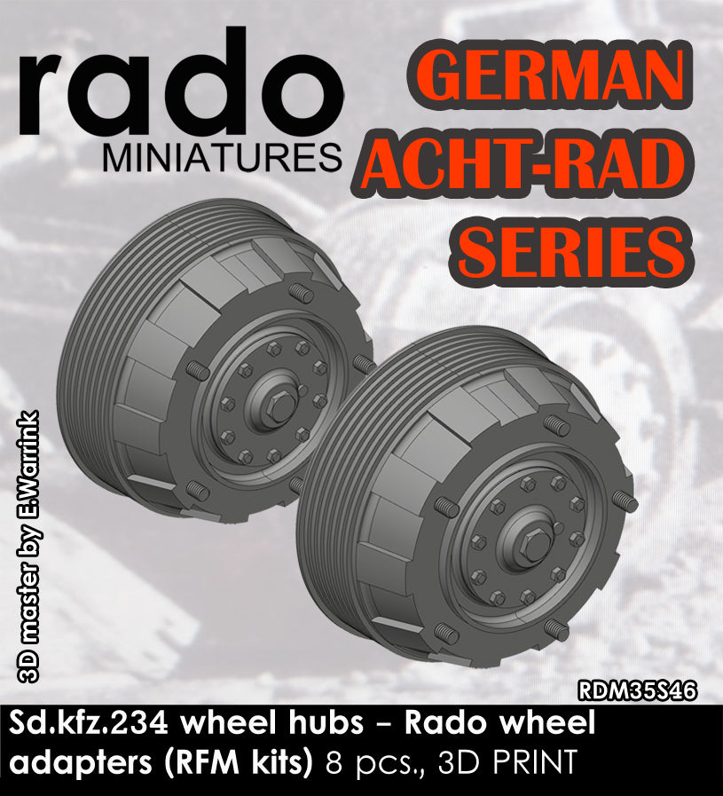 Rado Miniatures RDM35S46 náboje kol Sd.Kfz.234 1/35 RFM