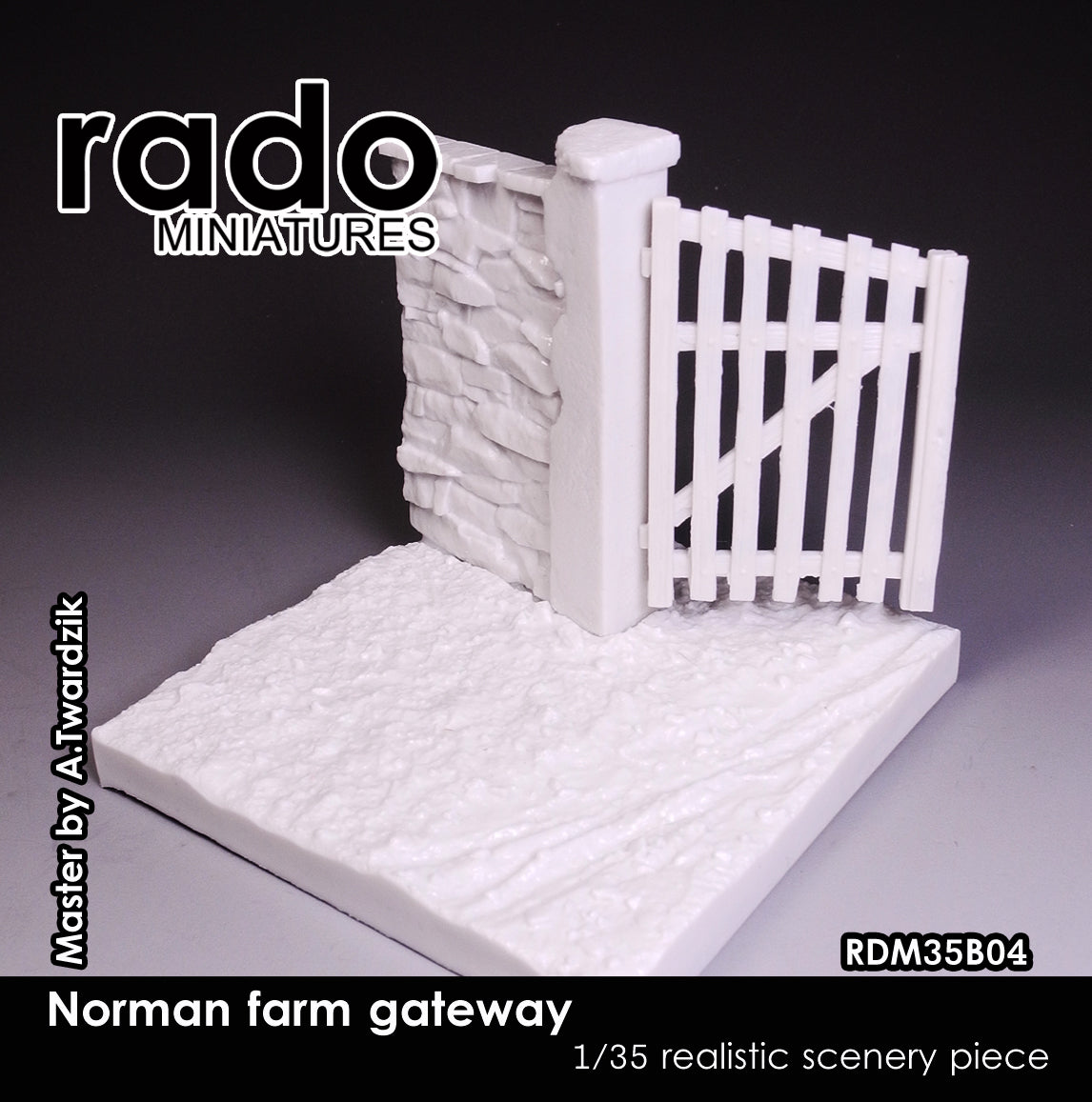 Rado Miniatures RDM35B04 diorama Normandie 1/35 9x9 cm