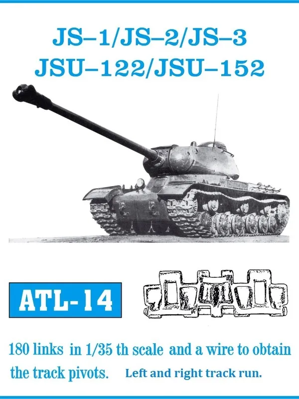 Friulmodel ATL-014 JS-1/JS-2/JS-3 JSU-122/JSU-152 pásy 1/35