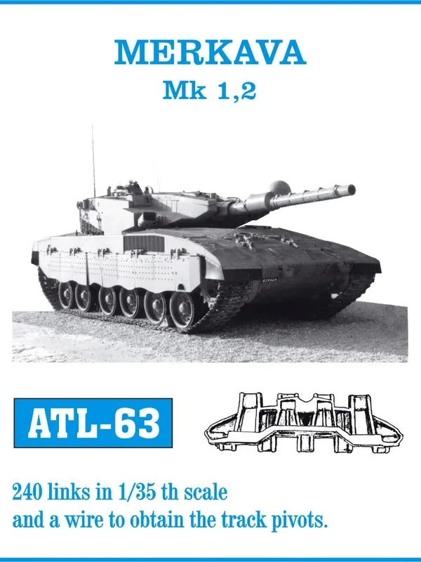 Friulmodel ATL-063 pásy Merkava Mk 1/2 1/35