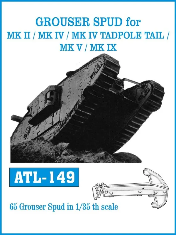 Friulmodel ATL-149 Grouser Spud ostruhy 1/35 65 ks