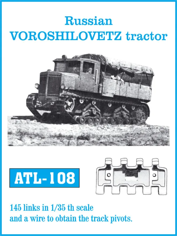 Friulmodel ATL-108 kovové pásy Vorošilovec 1/35