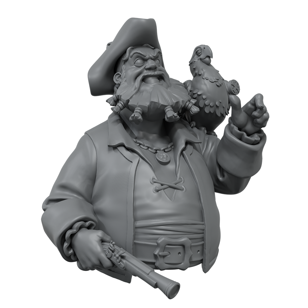 Scale75 Buccaneer miniatura piráta nenabarvená