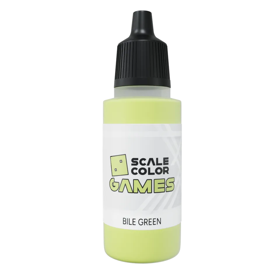 Scale75 Bile Green akrylová barva 17 ml žlutozelená