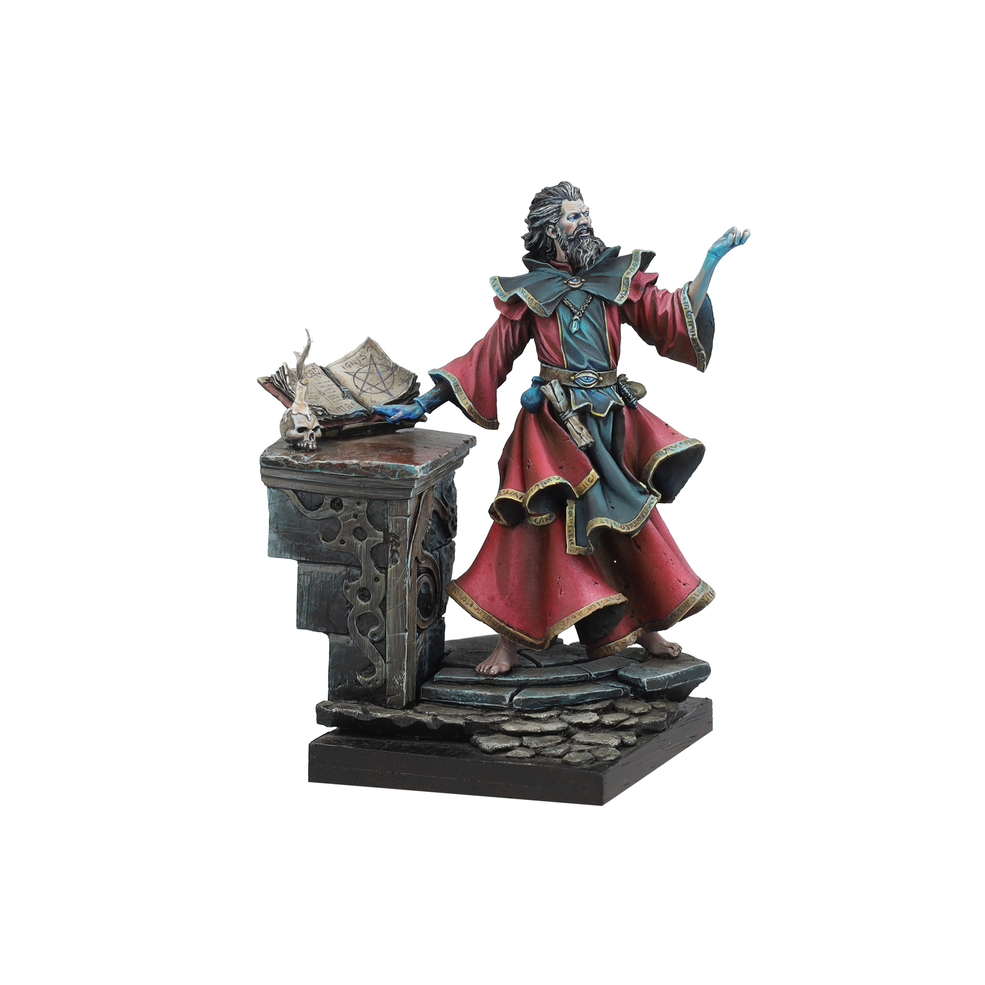 Scale75 Scaleworld Invocatio figurka 75 mm bílý kov