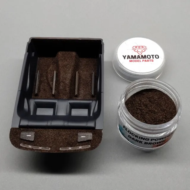 Yamamoto Flock Dark Brown posyp tmavě hnědý viskózový