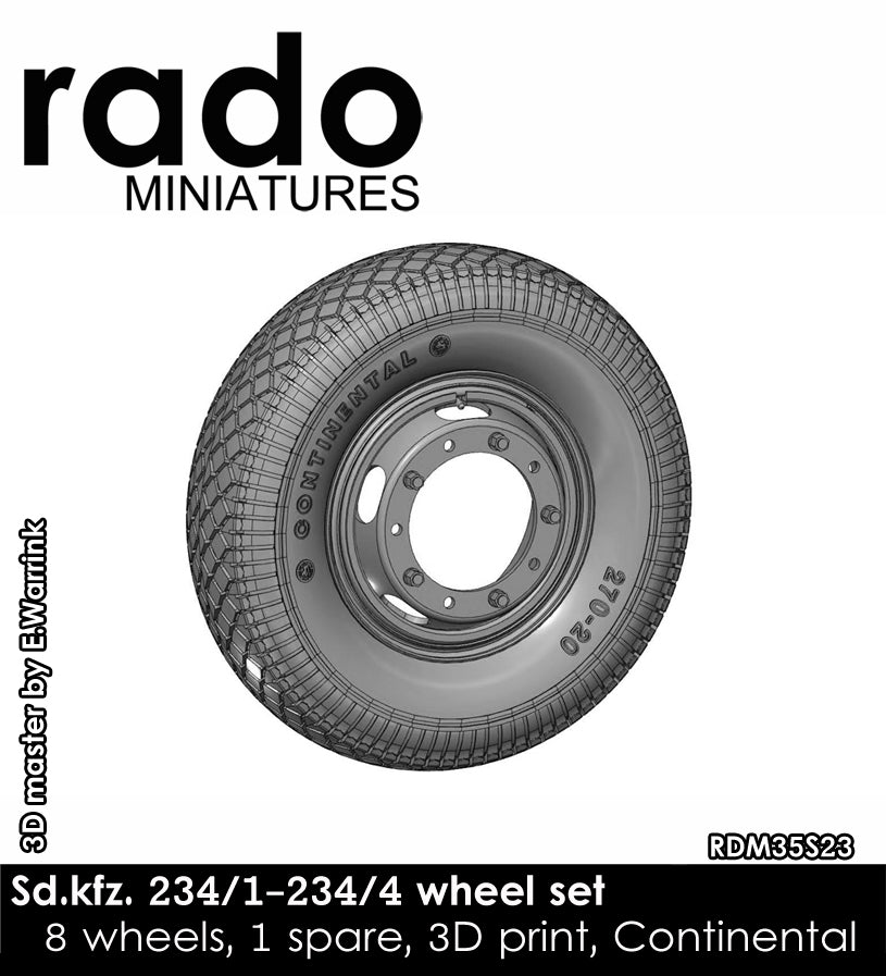 Rado Miniatures RDM35S23 kola 1/35 Sd.Kfz.234 Continental