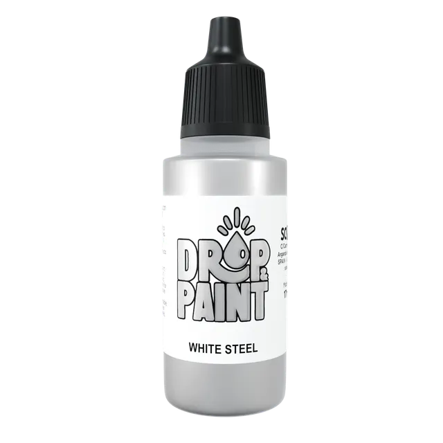 Scale75 Metal n Alchemy White Steel metalická barva 17 ml světlá