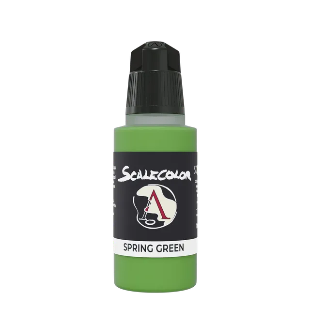 Scale75 Spring Green akrylová barva zelená 17 ml matná