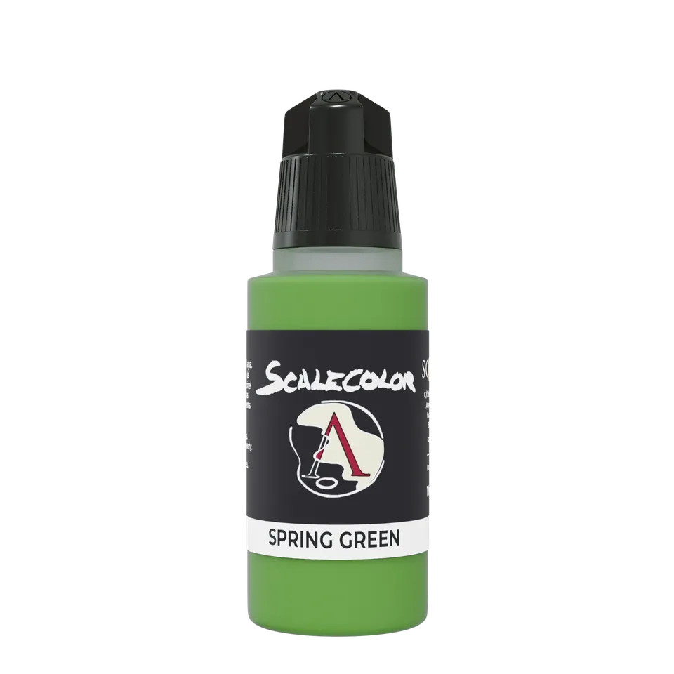 Scale75 Spring Green akrylová barva zelená 17 ml matná