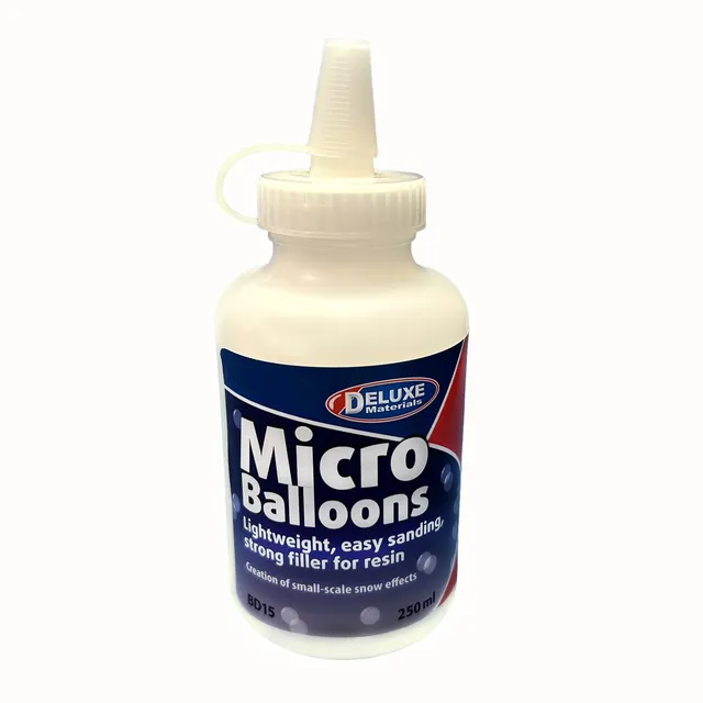 Deluxe Materials Microballoons BD15 plnivo do pryskyřice 250 ml