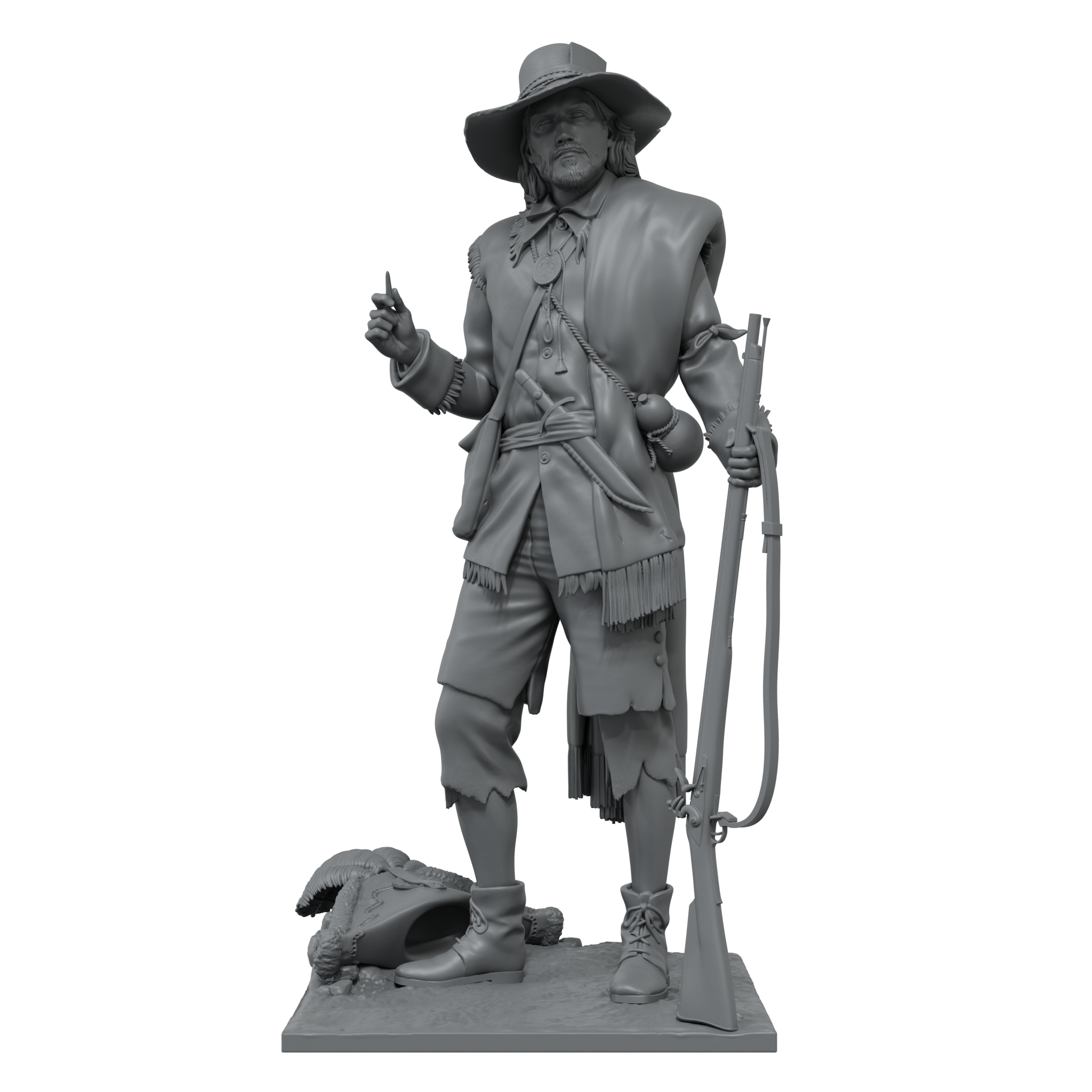 Scale75 Tejano Volunteer resinová figurka 75mm Seguín