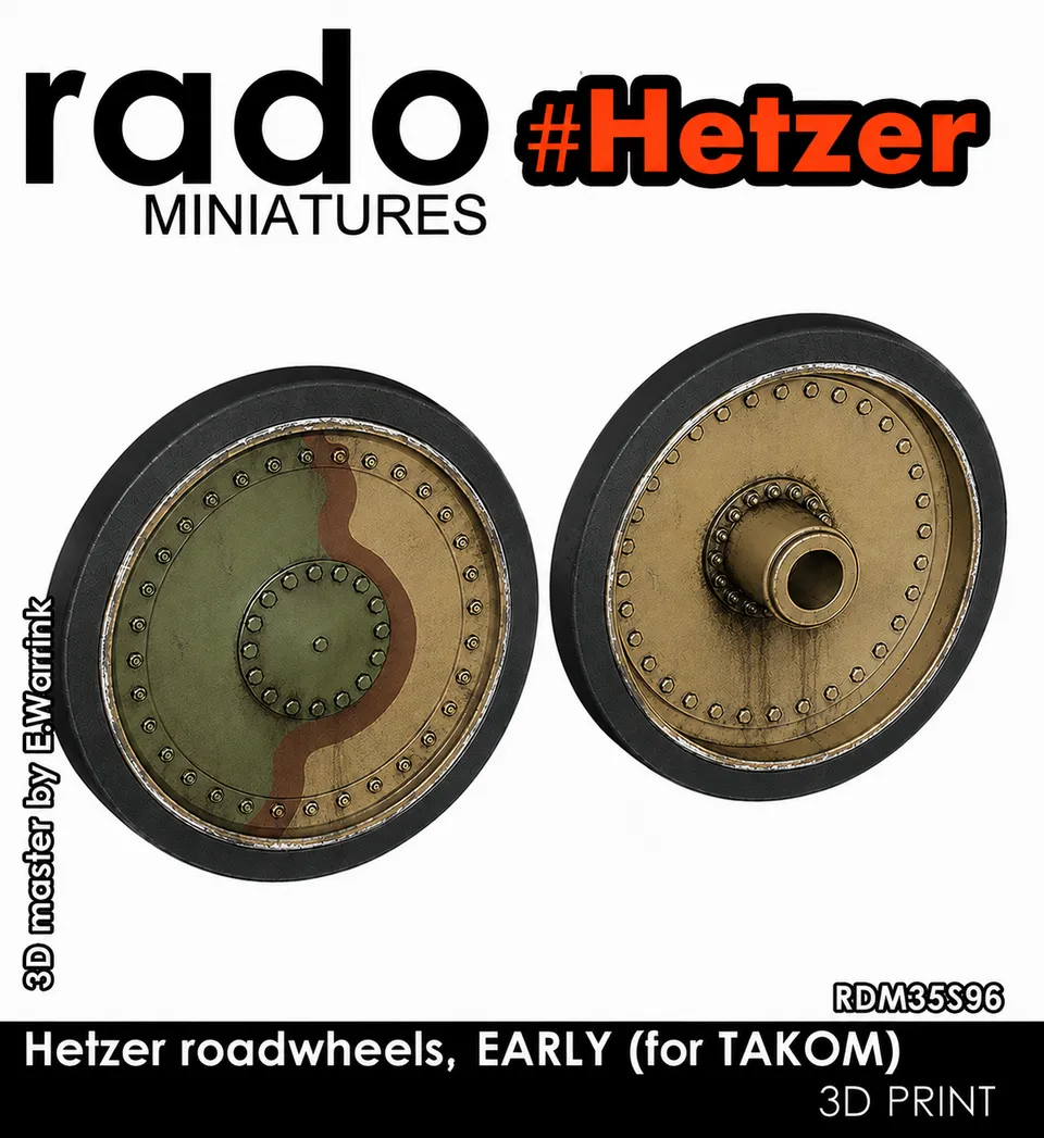 Rado Miniatures 35S96 kola Hetzer Early 1/35