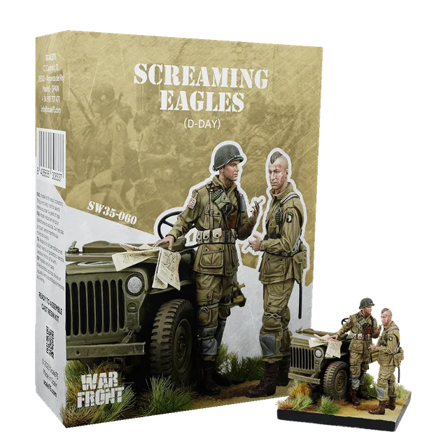 Scale75 Warfront Screaming Eagles D-Day figurka 1/35 resin