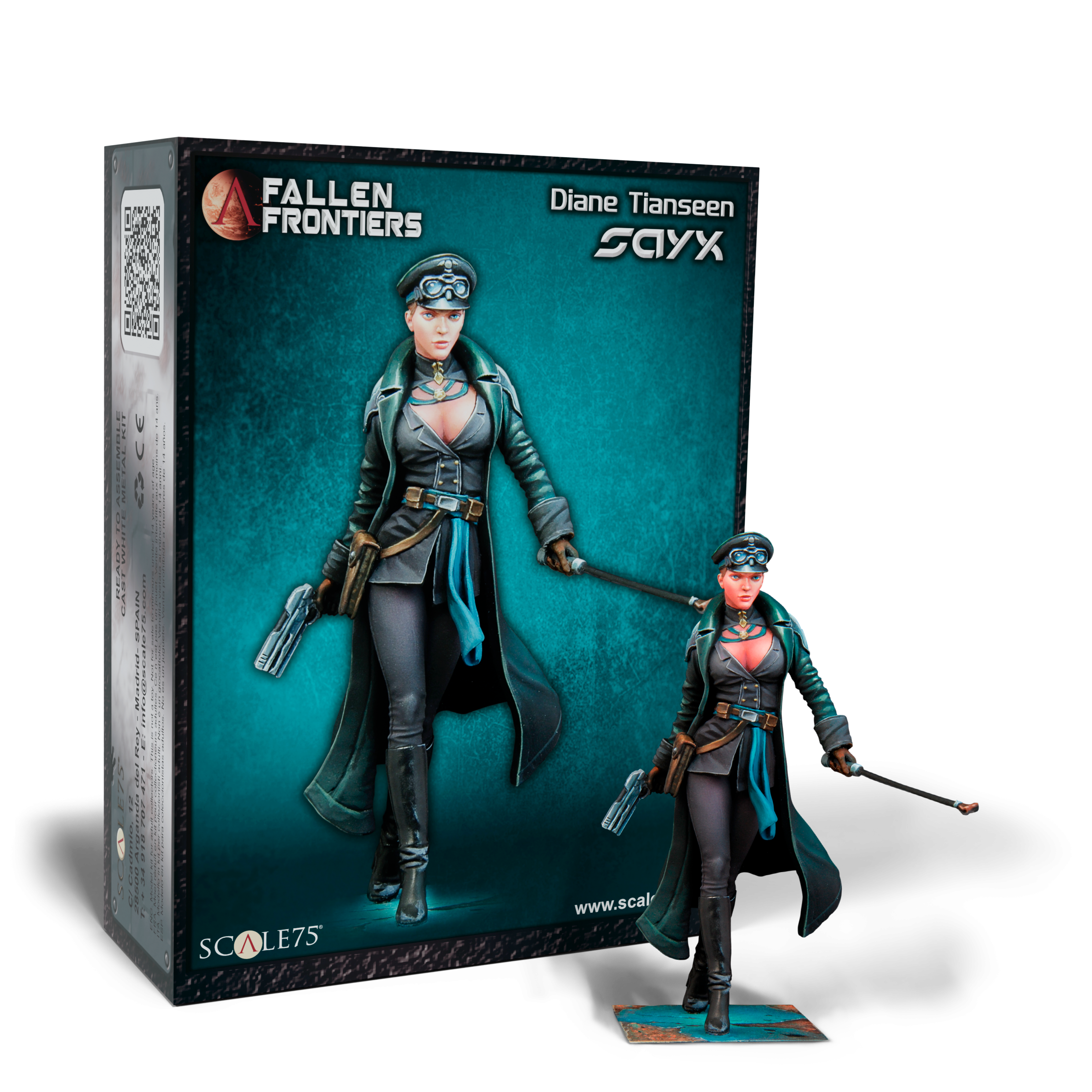 Scale75 Platinum Diane Tyansen figurka 75 mm kovová