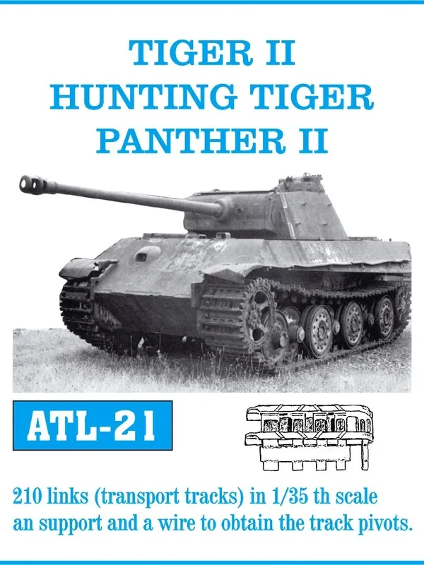 Friulmodel ATL-021 pásy Tiger II transportní kovové