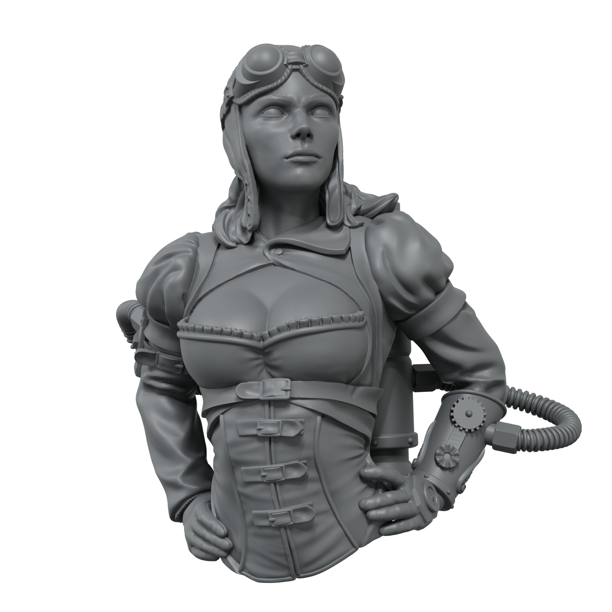Scale75 Amelia Steam figurka 1/10 nenabarvená resin