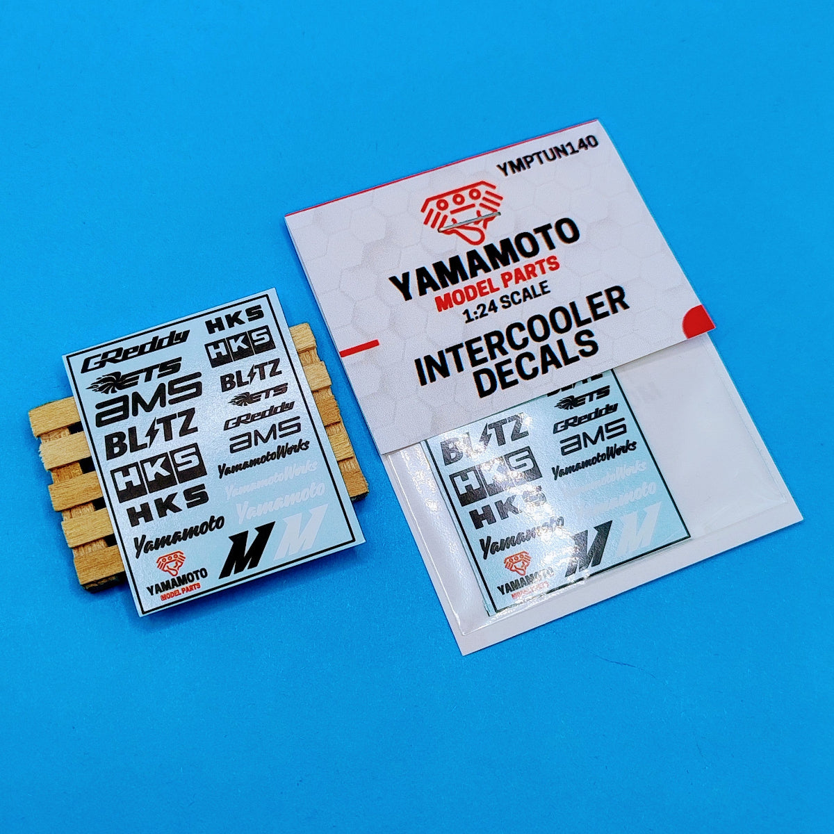 Yamamoto Model Parts Intercooler Decals Set obtisky vodolepky